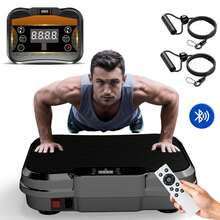 Vibration Plate Exercise Machine, LED Display,Vibrating Plate Exercise Machine For Women Men, Workout Equipment For Home,Can Support 330 Pounds, Full-Body Fat-Burning Exercise, Suitable For Home Use, It Is The Perfect Choice As A Christmas Gift. - 查看 2