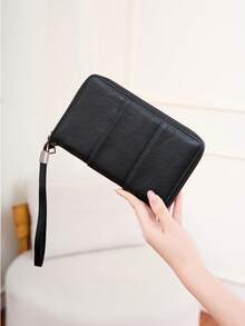 Waterproof Passport Wallet Combo Multi-Slot Card Cash Boarding Pass Organizer - Black - View 5