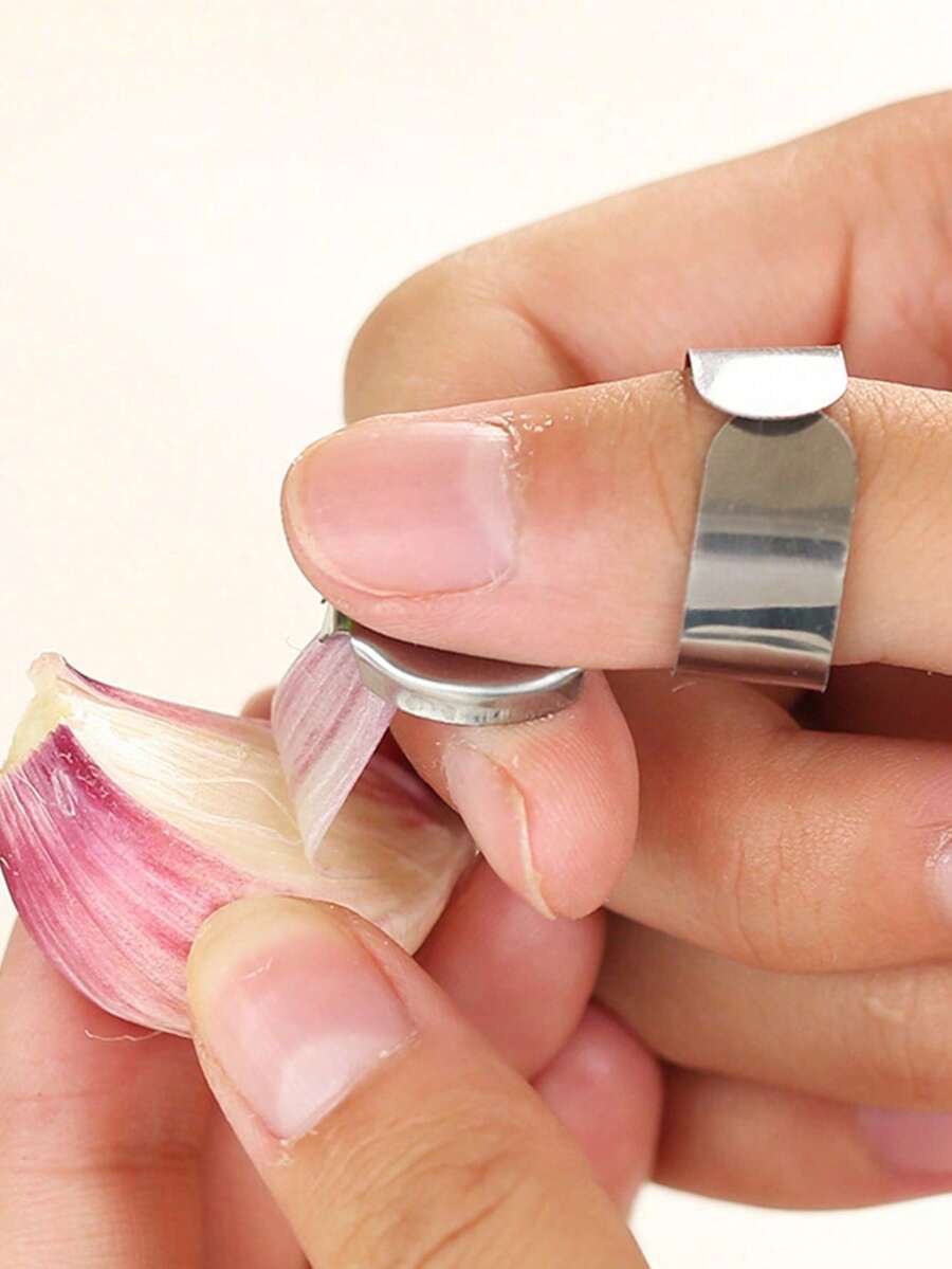 1pc Manual Ginger Garlic Peeler Set, Practical Kitchen Peeling Tool, Peeler For Home Kitchen Restaurant Catering Use - Multicolor - View 1