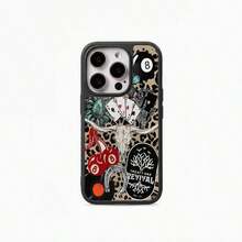 Western Leopard Phone Case, Cherries Skull Horseshoe Vinyl Treaty Oak Revival With Country Rock Vibes, Play Now Aesthetic Gift,  17 16 15 14 13 12 11 Pro Max Plus X, Galaxy S25 S24 S23 S22 S21 Ultra - 1 cái - Xem 8