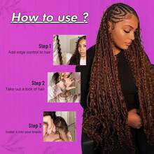 110g 2 Bundles/Pack Brown 4# Human Braiding Hair For Boho Braids Human Curly Boho Hair For Braiding Knotless 12A Deep Wave Bulk Bohemian Natural Color - S4 - 查看 5