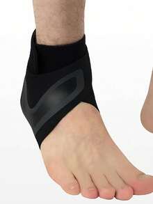 Sports Ankle Brace For Men & Women, Ankle Joint Support Protector, Ankle Sprain Prevention And Recovery, Suitable For Basketball, Running - Black - View 5
