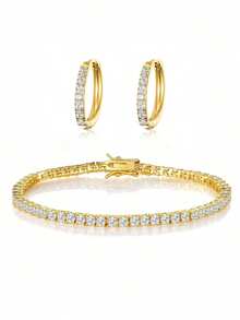 Gold + 10mm Hoop Earrings