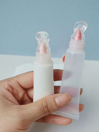 10ml/15ml Lip Gloss Tubes,Travel Tubes ,Portable, Fragrance-Free Plastic Dispensers,Cosmetics Skin Care Products Bottled Eye Cream Essence Hose,Refillable Essential Oil Dispenser,Refillable Lip Balm Tube,Travel-Sized Clear Container - Portable Skin Care Accessories