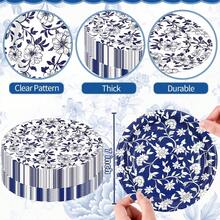 48-Piece Vintage Floral Dessert Plates, 7-Inch Disposable Cake Plates For Parties & Weddings - Vintage - 查看 2