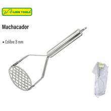 MACHACADOR DE FRIJOLES Y PAPAS 2494 LION TOOLS | UTENSILIO DE COCINA - Plateado - Ver 1