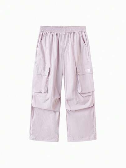 Balabala Tween Girl Cargo Pants, Boys & Girls, Comfortable Fit, Casual Summer Long Pants 2026