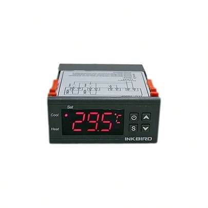 Inkbird サーモスタット 温度コントローラー デジタル サーモスタット 温度 コントローラー 12v ハイエース オートエアコン化 温度調節器 自動制御 加熱冷却 2リレー NTC温度センサー付き - 50℃~99℃ サーモスタット 鳥 サーモスタット 爬虫類 サーモスタット 水槽 (ITC - 1000 12V)