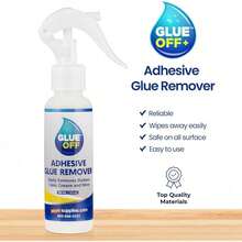 Glue Off Adhesive Remover 3.3 Fl. Oz & Scraper With Plastic Razor For Removing Labels (Adhesive Remover & Scraper W/Plastic Razor) - 3.3 Fl Oz (Pack Of 1) - View 4