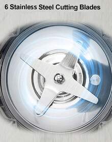 BioloMix T5200 Multitasking Blender With Clock Function And 2 Litre Capacity - Grey - View 3