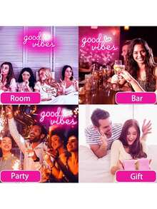 Adjustable Neon Sign - USB Powered With Button Control, Suitable For Wall Decor, Party, Bedroom, Ladies, Wedding, Birthday, Game Room, Stainless Steel Construction, Aesthetic Home - Warm White - View 6