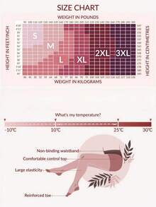 女士黑色爱心印花丝袜，Pure Desire 风格，高弹力，百搭通勤、约会、街头服饰必备单品 - 黑色 - 查看 6