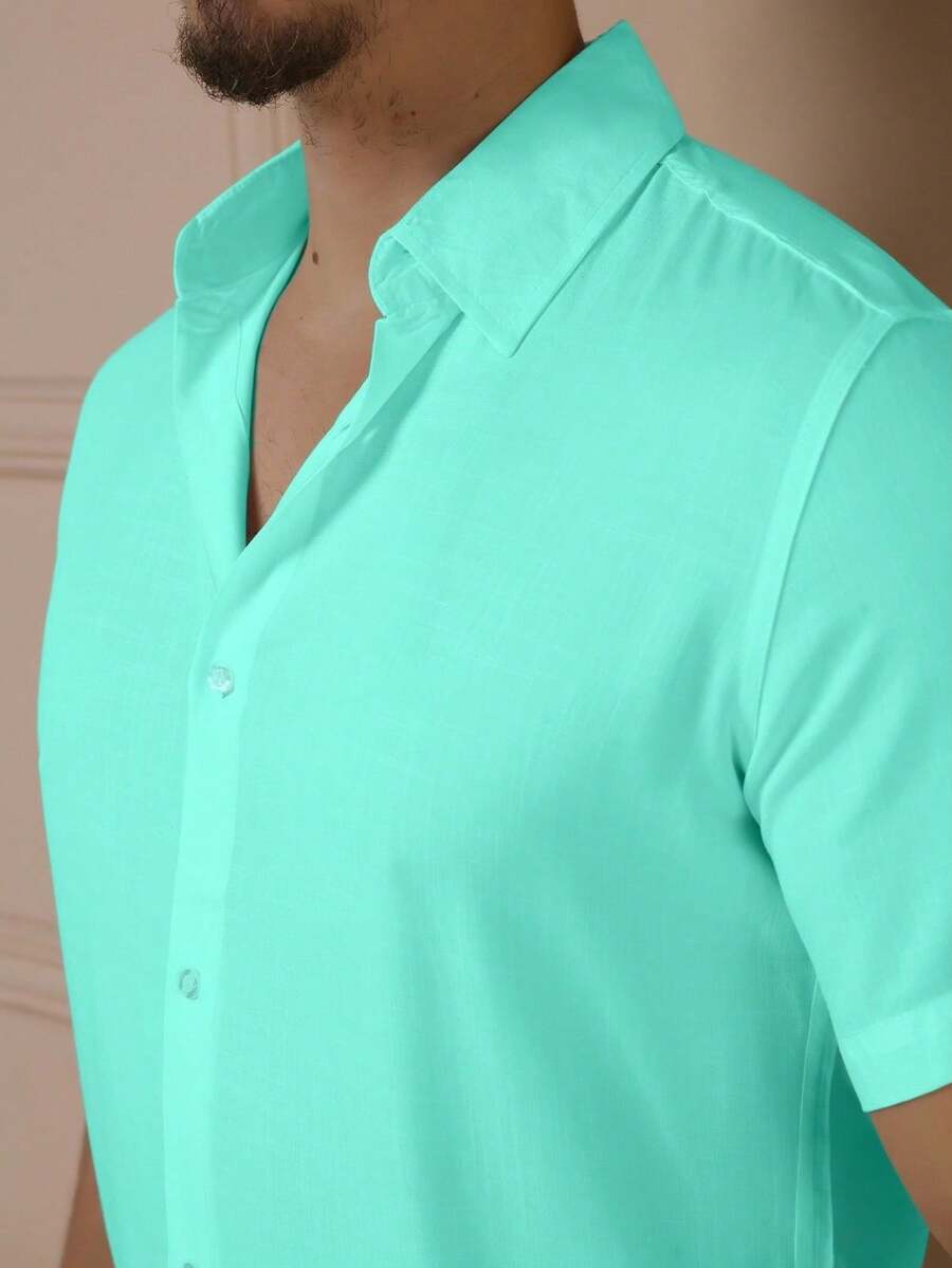 Men Shirts - verde menta - Ver 1