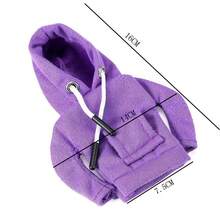 Ropa de ganso con capucha roja, funda para perilla de cambio de ropa de ganso de porche en miniatura - Multicolor - Ver 3