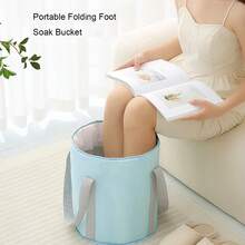 Foldable Foot Spa Tub With Herbal Soak And Aromatherapy Functions, Suitable For Home Spa And Meditation Relaxation, Foldable Foot Bath With Detachable Herb Box, Comprehensive Health And Self-Care Tool - Random Styles - View 7