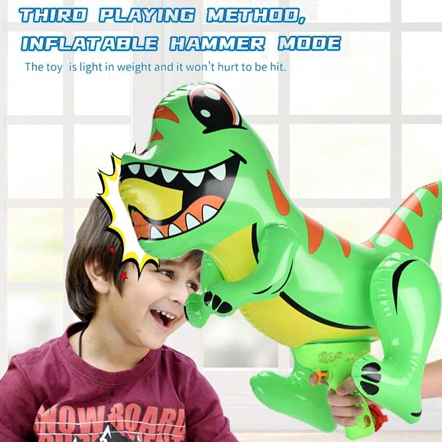 ¡RecomendadoGenérico Pistola de Agua con Globo, Martillo Inflable Grande Plegable en Forma de dirigible para Fiesta en la Piscina¡Top de Temporada - 1 - Ver 1