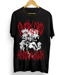 'Overlord New Unisex T-Shirt Overlord Ainz Ooal Gown Anime Manga Graphic Tee' - 黑色 - 查看 1