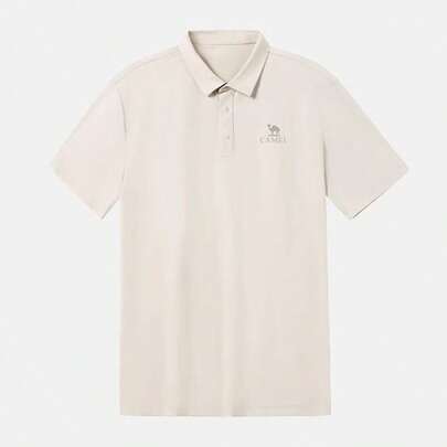 CAMEL CROWN 男士户外透气速干T恤，夏季防晒短袖Polo衫，吸湿排汗，抗皱