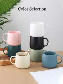 1pc Customized Ceramic Cups Perfect, Christmas Gift Creativity, Personalized Design, Coffee Ceramics, Wedding Gifts, Tea Drinkers, Thanksgiving, Christmas Gifts - Multicolor - View 7