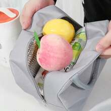 Hand Bag.Clutch Purse For Women.Lunch Bags For Woman. New Fashionable Large Capacity Lunch Tote Bag, Leak Proof And Stain Resistant Portable Dining Cart, Classic Insulated Bag, Hand-Held Tote Bag, Mommy Bag, Commuting Tote Bag, Daily Fitness Lunch Bag, Picnic Bag, Waterproof And Insulated Crossbody Bag, School Supplies Bag - 黑色 - 查看 2