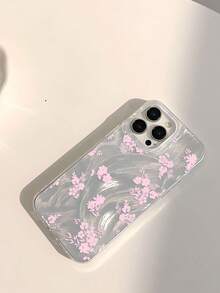 1个精致樱花图案手机壳，透明加厚保护套，适用于三星A05、A05S、A13、A14、A15、A53、A54、A55、A56、S22、S23、S24、S25以及苹果11、12、13、14、15、16、17 Pro Max - 彩色 - 查看 3