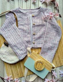Girls' Children's Outfit, Shorts + Cardigan, Party, Casual, Modest Fashion, Blogger Style. - 淺粉色 - 查看 4