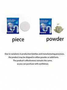 jakehoe Instant Drain Clearing Powder! Powerful Drain Unclogging Powder, Quickly Works On Kitchen Sinks, Toilets And Floor Drains, Easily Dissolves Hair And Grease, Heavy-Duty Drain Clearing Solution - Powdery - View 11