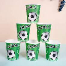 69/10 Piece World Cup Soccer Party Tableware Set - 7/9 Inch Plates, 9 Oz Cups And Napkins | Serves 16 Guests For Match Watching, Birthday Picnics, Celebration Decor - Multicolor - View 9