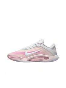 Zapatillas de baloncesto Nike A'One EP cómodas, versátiles y transpirables con tracción, unisex rosa y blanco - Rosa - Ver 12