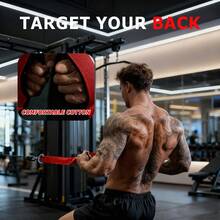 家用红色阻力带手臂二头肌力量训练器健身塑形弹力带 - C - 查看 2