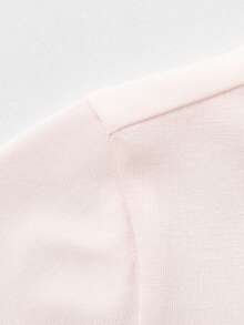 Balabala 女童短袖T恤，抗菌面料，中国风印花夏季上衣 - 粉紅色調 - 查看 3