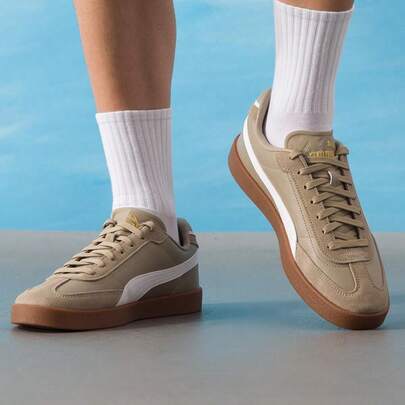 Puma Unisex Club II Era Low-Top Sneakers, Lightweight, Shock-Absorbing, Comfortable Soft Sole, Classic Retro Casual Sports Shoes