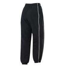 Nike 女士柔软梭织长裤，AS W NSW NK WR WVN PNT SPEED 户外休闲运动极简长裤 IM8032-011 - 黑/粉白/粉白/ - 查看 2