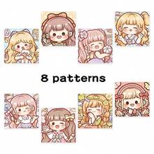 500 Pcs/Roll Girls Stickers - Cute Decals For Notebooks, Gift Wrapping & Crafts - 500PCS/Roll - View 2