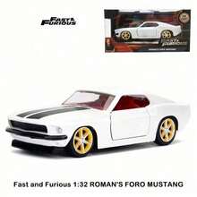 Simba Universal 1/32 Scale "Fast & Furious" Movie Model Car, Official Authorized Alloy Diecast, Rotating Wheels, Openable Doors, Rubber Tires, Adult Collectible, Collector's Gift - Multicolor - View 23