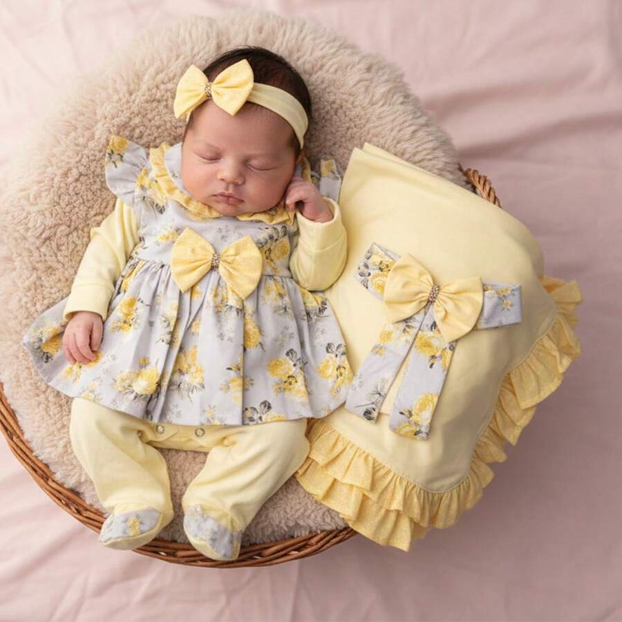 Baby Girls Rompers - צהוב - ראה 1