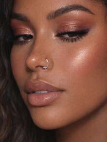 1件925纯银迷你鼻环，男女通用耳环/鼻钉 - 單隻鼻環 - 查看 7