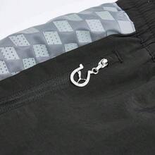 Puma Men's CNY Patchwork Checkered Woven Sports Pants 63608301 - Black - View 6