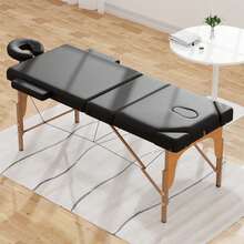 Massage Table Protable Massage Bed 28 In Wide Lash Bed Height Adjustable Bed - Black - View 7