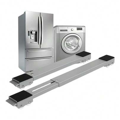 Suporte De Base Com Rodinha Para Geladeira Fogão Máquina Lavar Lousa Base Carrinho até 200kg