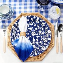 48-Piece Vintage Floral Dessert Plates, 7-Inch Disposable Cake Plates For Parties & Weddings - Vintage - 查看 3