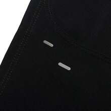 Nike Women's Soft Woven Pants, AS W NK TEMPO DF MR 7/8 PANT, Minimalist Comfortable Lightweight Everyday Wear Trousers HV5765-010 - Black/Silver - View 8