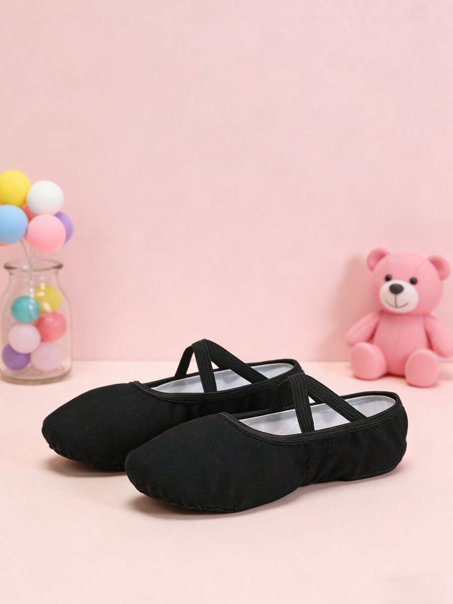 High-Quality Children's Professional Ballet Shoes, Simple And Stylish, Soft Sole And Comfortable, Suitable For Dance Competitions, Performances, Yoga - Black - View 1