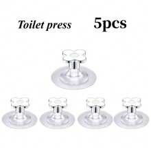 Juego de 3 piezas/5 piezas de asistentes de botón en forma de nube creativa para el tanque de agua, diseñado para uñas largas, interruptor de descarga del baño - A - Ver 8