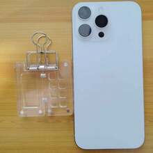 1个8/15格水彩颜料盒，空白便携式塑料调色盘，带金属夹的水彩调色盘套装，适用于水彩、丙烯等颜料，适合画家和艺术家，专为旅行水彩画设计 - 彩色 - 查看 8