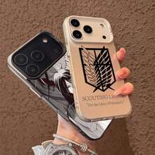 Funda Compatible With Anime A-Attack On T-Titan Eren For 11 Pro Max, 16, 15, 14, - Translucent Black 1 - View 4