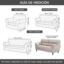 3 piezas Cubre Salas Elástico,Funda de Sofá Ajustable,Protector de Sofá Antimanchas Repelente al Agua,Suave Cómodo Lavable,Alta Elasticidad,Para Sofá 1 2 3 Plazas,Protección Contra Polvo Arañazos Mascotas,Perros Gatos,Hogar,Sala,Departamentos - Café integral - Ver 3