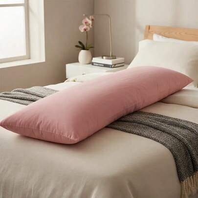 Xuxão Travesseiro de Corpo Antialérgico + Fronha Lavável Com Zíper