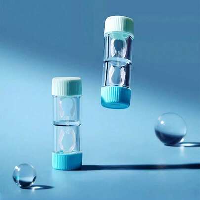 UYAAI 1 par de lentes de contacto de color verde de 14.2mm, desechables en 1 año, aptos para uso diario y sesiones fotográficas, excelentes para disfraces de Año Nuevo y Halloween