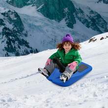 Sled Snowboard With Handle Snowboard Sledding Snowboard For Winter Fun HDPE Multi Surface Sled For Snow Sand Grass Ice - 1 - View 4